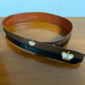 Saks Fifth Avenue two-tone crown belt-26